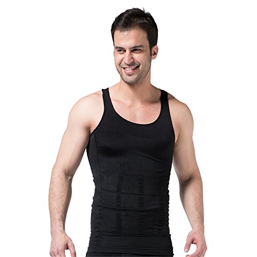 Preisvergleich Produktbild BaronHong Gynäkomastie Kompression Hemd verstecken Mann Boobs Moobs Abnehmen Herren Shapewear
