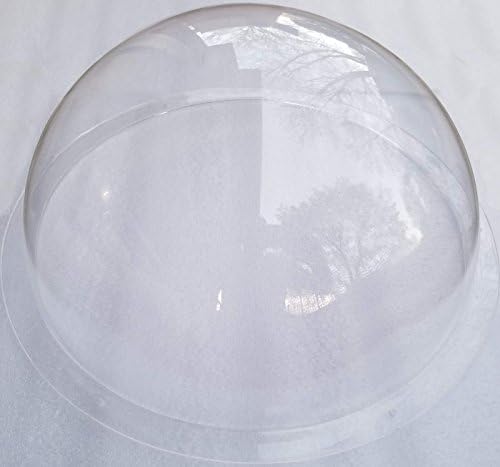 SUPREMETECH Acrylic Dome/Plastic Hemisphere - Clear - 13" Diameter, 3/4" Flange with Pre-Drilled Holes