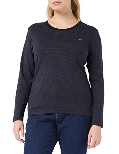 Levi's Damen Plus Size Long-Sleeve Baby Tee T-Shirt,Dahlia Odyssey Gray,4XL