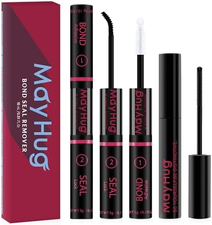 Amazon.com: Mayhug Lash Bond and Seal Remover Set 72H+ Waterproof Lash ...