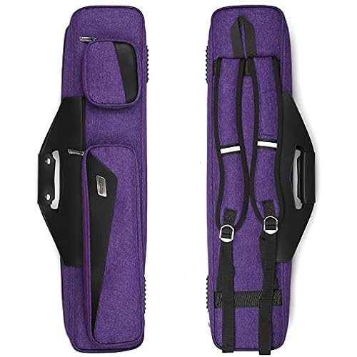 Pool Cue Case 4x4 with Backpack Straps Carrying Case for 4 Pool Cues