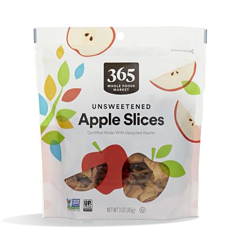 365 by Whole Foods Market, Dried Upcycled Apple Slices, 3 Ounce