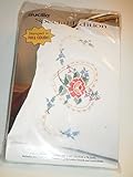 Bucilla Special Edition Rose Heart Pillowcase Pair Counted Cross Stitch Kit