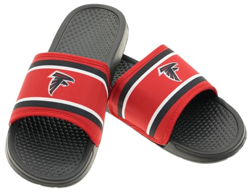 Image of FOCO NFL Team Printed Slide Sandals - Officially Licensed Football Fan Footwear for Comfort & Style