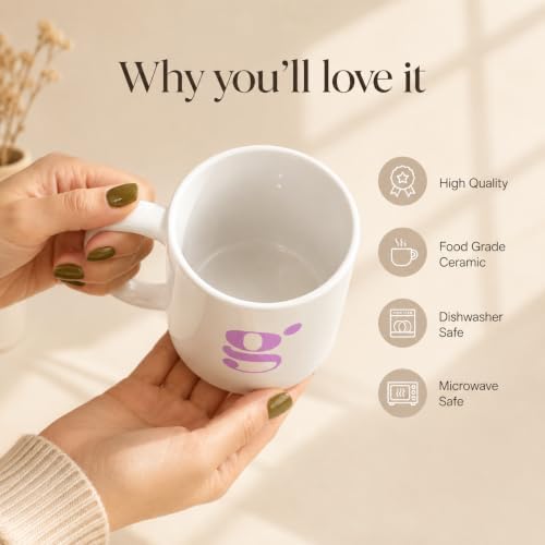 Taza de cerámica para café con logo personalizado 11 oz miniatura 7