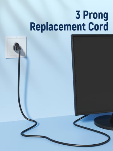 6ft/1.8m UL Listed AC Power Cord Cable Plug Compatible with Data Robotics Drobo Pro DRPR1A31 Hard Drive HDD Array - Thumbnail 5