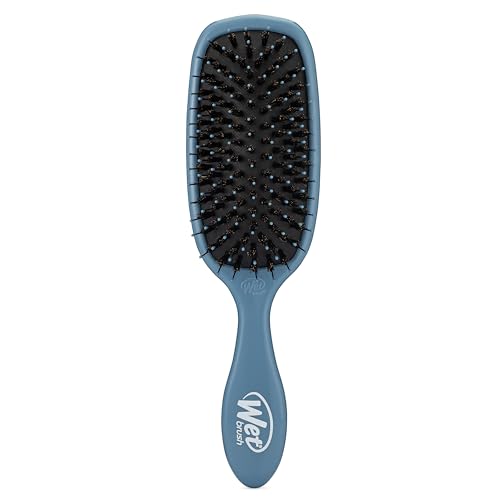 Wet Brush Shine Enhancer Hair Brush, Elemental Blue, Ultra-Soft IntelliFlex Bristles, Natural Boar Bristles for All Hair Types, For Women and Men, Wet and Dry, All Ages