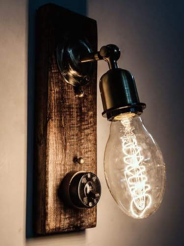 Image of Home Lighting Fancy Wall Light Black Switch