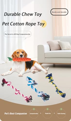 Set de 9 Juguetes Mordedores para Perros Pequeños miniatura 5