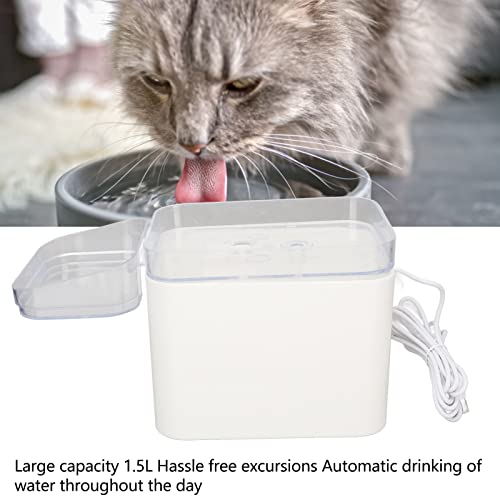 Fuente de agua automática 2 en 1 para gatos y perros miniatura 3