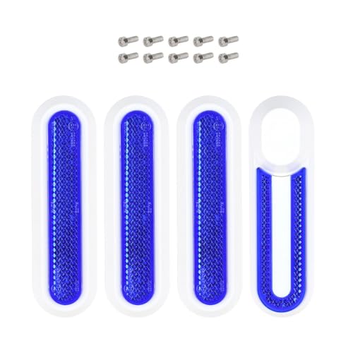 電動スクーター後部側ホイールカバー反射後部反射ストリップリフレクターネジ電気修正