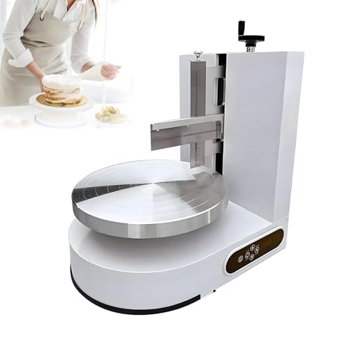 SHUMIAO 4-12 Inch Cake Automatic Turntable Cake Glazing Machine Baking Accessories, Electric Cream Spreading Machine, Birthday Cake Cream Smooth Coating Decoration Machine