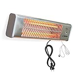 DEMA Wickeltisch Heizstrahler 1200 W – Wärmestrahler, Quarz-Heizer, Elektroheizer, Heizung,...