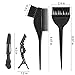 Yexixsr 5Pcs Professional Salon Hair Coloring Dyeing Kit, Hair Bleach Dit Hair Coloring Products with Hair Dye Brush, Hair Color Bowl, Hair Clips
