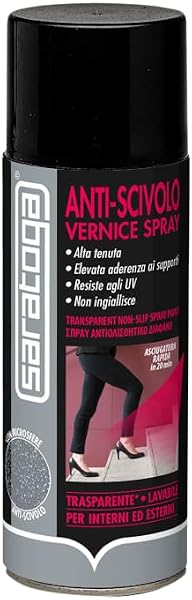 Saratoga Vernice Spray Antiscivolo Trasparente