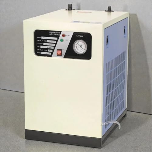 Refrigerated Compressed Air Dryer 21.6 CFM, 1/4 HP Air Compressor Moisture Removal System – 1/2" NPT Inlet, 140 PSI Max, Industrial Shop Air Dryer for Pneumatic Tools & Paint Applications