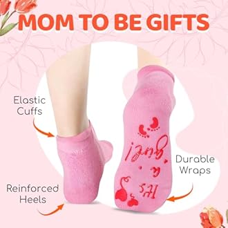 Zmart Funny Socks for Women, Inspirational Pregnancy Gift for Expecting Mom, Maternity Gift