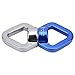 Alomejor Dispositivo Giratorio Que cuelga el Accesorio del Gancho Giratorio de Escalada 30KN Conector Giratorio de la Cuerda de 360 ​​Grados para Escalar(Gris Azul)
