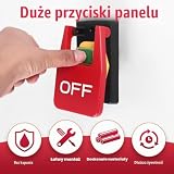 Dytabepl 220 V KJD17B jednofazowy włącznik/wyłącznik, wyłącznik bezpieczeństwa, wyłącznik maszynowy, wyłącznik zerowy z gniazdkiem, wyłącznik awaryjny, wtyczka UE