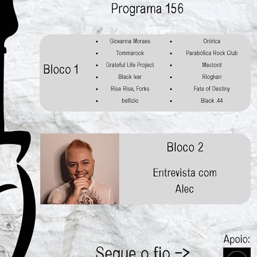 Page de couverture de Rock no Pinheiro #156 - Entrevista com Alec