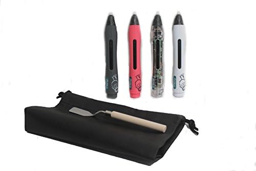 3D PEN WITH 300 FEET OF FILAMENT THIS 3D PEN IS THE NEXT GEN MODEL SMALLEST 3D PEN FITS IN HAND. Has 12 Filaments at 25 FT each, BONUS - 2 Glow In The Dark Colors. Total 300 feet- Black