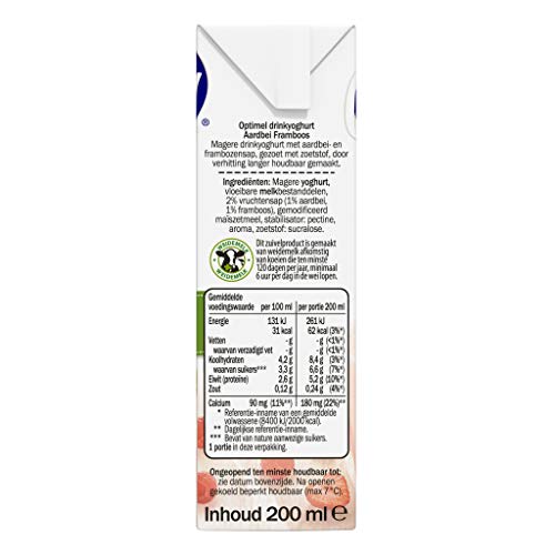 Optimel Drinkyoghurt Aardbei Framboos 5 x 6 x 200 ml - Image 4