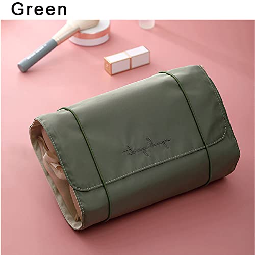 Organizador de maquiagem de viagem, bolsas de higiene pessoal penduradas, estojo com rodinhas de pin