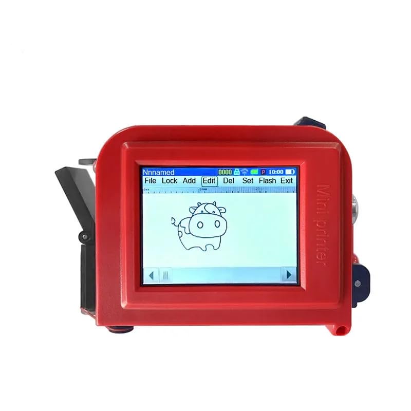 INKWELL Mini Inkjet Printer, Portable Handheld Printer with LCD Display