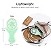 OUTXE Personal Necklace Mini Fan 3000mAh Hands-Free Portable USB 3 Settings, Folding Electric Cooling Handheld