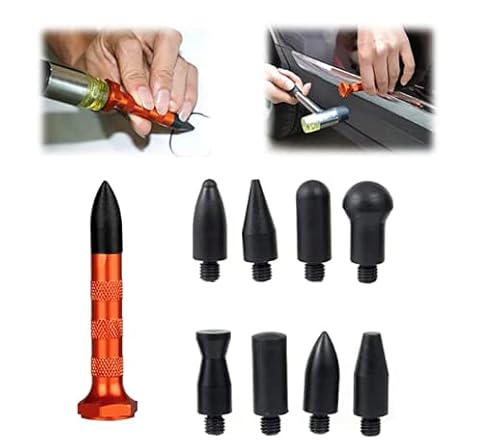 image for HiYi GS DIY Paintless Dent Repair Kit Metal Tap Down Pen with 9 Heads 