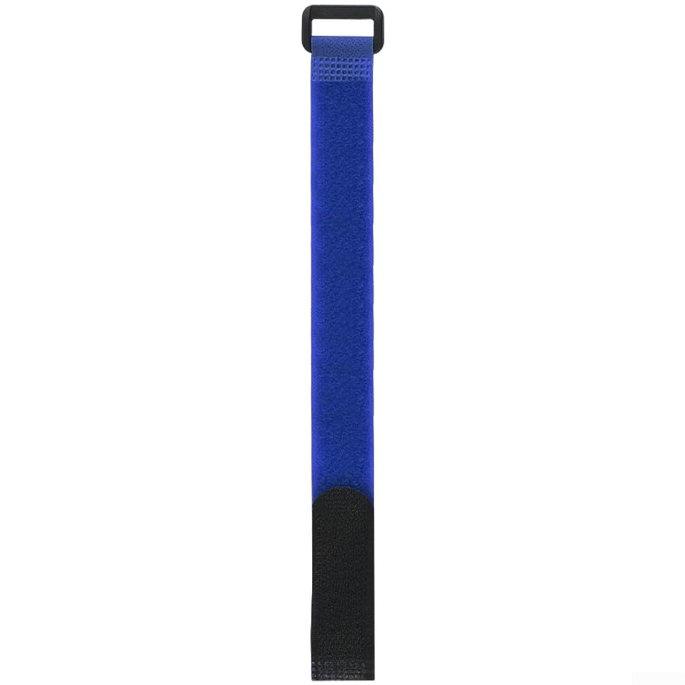Nylon Bike Straps for Bicycle Pump Mounting, Adjustable 28cm Fastening Ties for Cycling Tool Gear Organiser, Secure Reusable Accessory Bands(Blue)