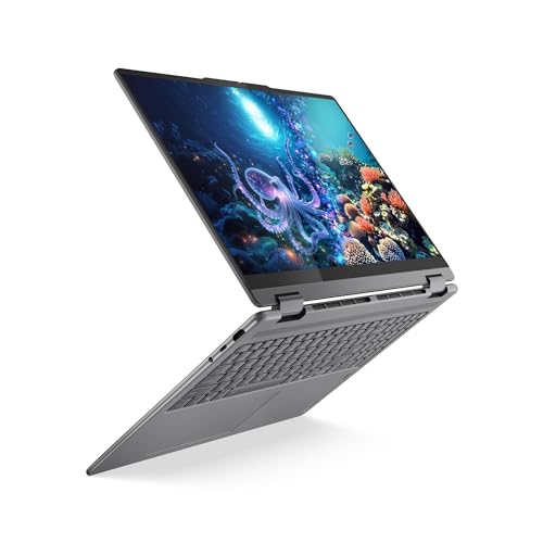 Image of Lenovo 2026 Yoga 7 2-in-1 16 inch WUXGA IPS Touch Laptop 8-Core Intel Core Ultra 7 256V Arc Graphics 16GB LPDDR5 2TB SSD Thunderbolt 4 WiFi BE BT Webcam HDMI1.4 Backlit KB Fingerprint Windows 11 Pro