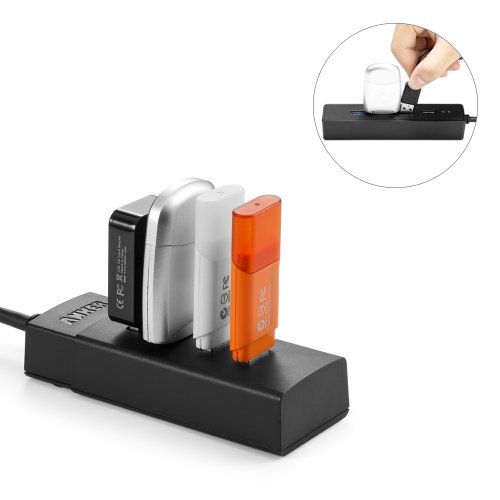 Image of Anker AK-68ANHUB-LB4A-0009 AH401 4-Port USB 3.0 SuperSpeed Hub with 3.3-Foot Cable