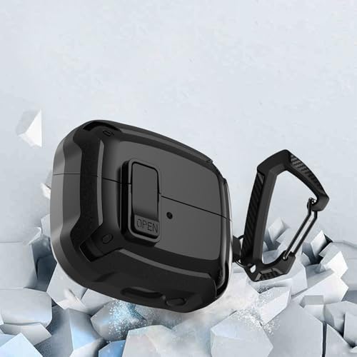SaharaCase Raider Series Heavy Duty-Case for Galaxy Buds3, Buds3 Pro and Buds3 FE Headphones - Desert-Tough Protection, Impact-Resistant Corners, Carabiner Clip (Scorpion Black) - image 7