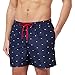Produktbild Tommy Hilfiger Herren Badehose Medium Drawstring Lang, Blau (Flag Aop Desert Sky), L