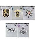 National Emblem Vegas Golden Knights Ultimate Collectors NHL Patch Bundle (5 Patches)
