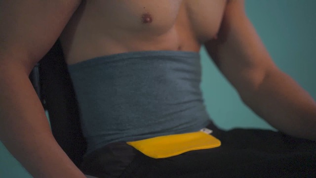 Faja abdominal elástica con soporte y compresión ligera miniatura 7