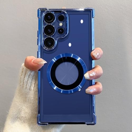 Samsung�p S25 S24 Ultra S23 FE S22 Plus S21 Note 20�p�������b�L���C���C�����X�[�d�P�[�X�N���A�����Y�ی�J�o�[�A�l�C�r�[�u���[�AS25�p