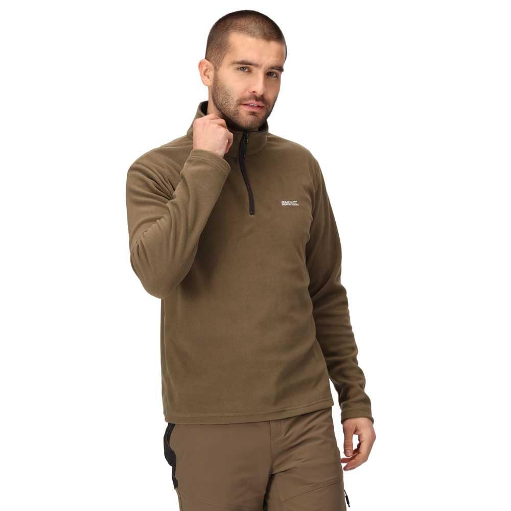 Regatta Men's Thompson Lightweight Half Zip Fleece, Green, 5XL