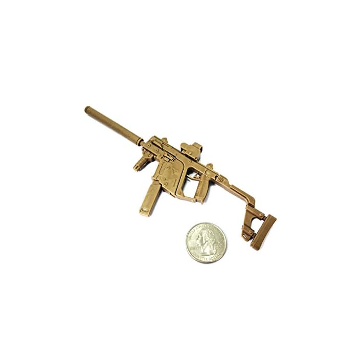 Buy 4D 1/6 Scale Desert Kriss Vector Submachine Gun US Army Miniature