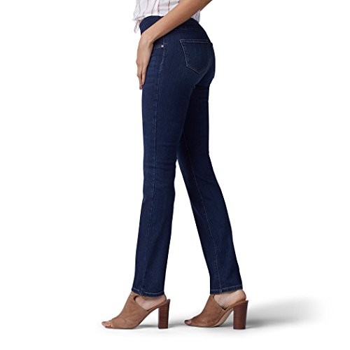 Lee Women's Sculpting Fit Slim Leg Pull On Jean, Infinity, 14 #TOP1