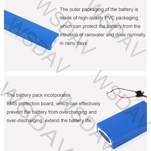 Batterie pour vélo électrique 36V 10Ah lithium avec BMS