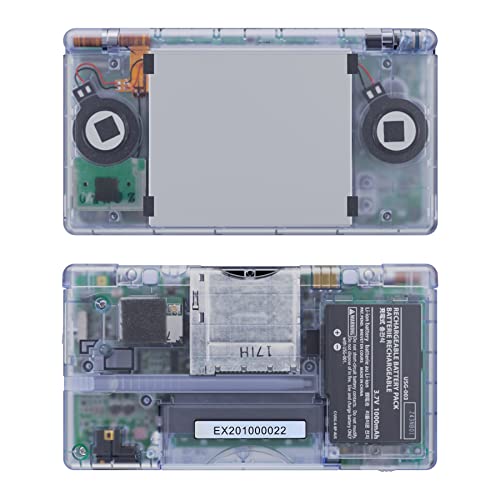 Image of eXtremeRate Glacier Blue Replacement Full Housing Shell for Nintendo DS Lite, Custom Handheld Console Case Cover with Buttons, Screen Lens for Nintendo DS Lite NDSL - Console NOT Included