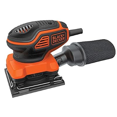 BLACK+DECKER 2.0 Amp Electric 1/4 Sheet Orbit Sander (BDEQS300)