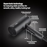 Braun Hair Dryer with Diffuser, Blow Dryer with Super-Ionic Technology Reduces Static and Frizz for Smooth, Shiny, Healthy Looking Hair
