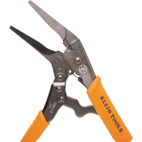 Long Nose Locking Pliers with Quick Release Handles, Ideal for Tight Spaces, High Torque and Gripping Power, 9-Inch thumbnail 6
