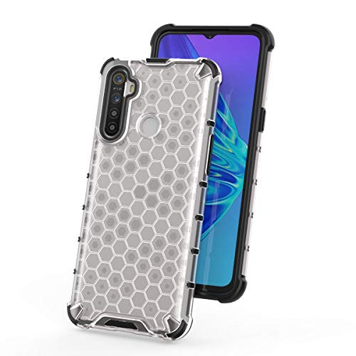 Image of Glasgow Back Case Cover for Realme 5s Shockproof Military Grade Back Case Back Cover - Transparent