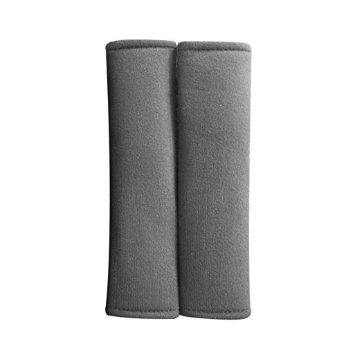 Emily Auto Car Seat Belt Cover Seat Shoulder Pad Cushion Strap Covers One Pair grey