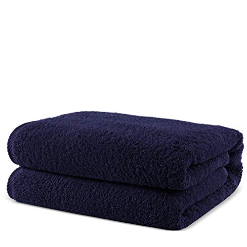 Towel Bazaar 100% Turkish Cotton Multipurpose Towels-Large Bath Sheet/Beach Towel/Bath Towel, Eco-Friendly (Oversized 40x80 inches, Navy Blue)Γ’β¬Β¦ Towel Bazaar 100% Turkish Cotton Multipurpose Towels-Large Bath Sheet/Beach Towel/Bath Towel, Eco-Friendly (Oversized 40x80 inches, Navy Blue)Γ’β¬Β¦