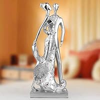 YTOOZ Sculpture Creative Wedding Gift Resin Decoration Practical GUI Honey Friends Crafts Gift Ornaments Statues (Size: A) Novelty Gift